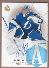 2020-21 SP Authentic Limited Autographs #100 Andrei Vasilevskiy AUTO Lightning
